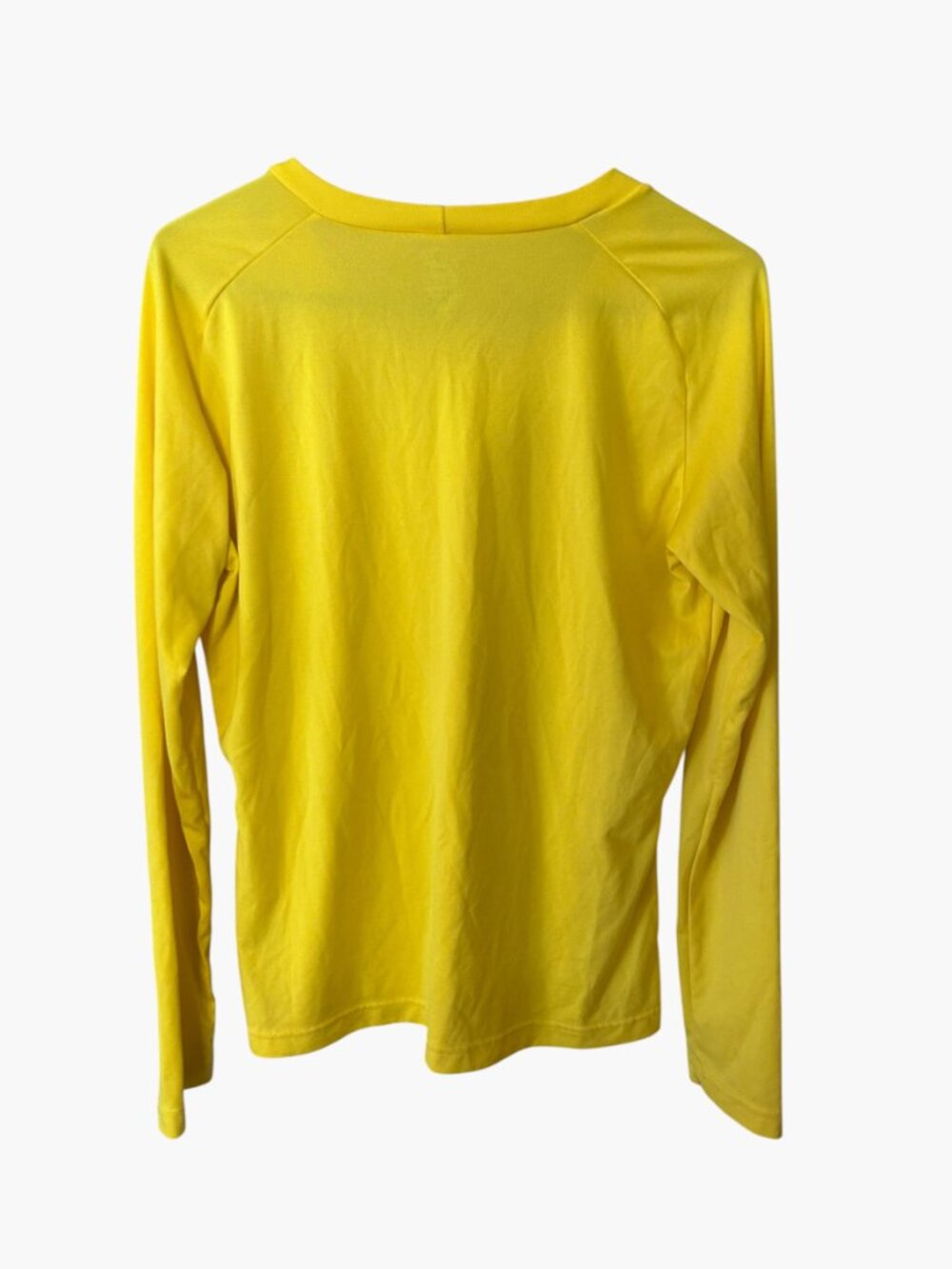 Nike Livestrong Women’s XL Yellow Long Sleeve Athletic Shirt Nike Fit Dry Y2K - Picture 5 of 6